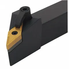 The DORIAN MVJNR204D is an indexable toolholder for turning and profiling operations. It accommodates standard indexable inserts for external turning, facing, and profiling on lathes and turning centers.