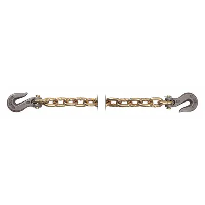 PEERLESS Straight Chain: 16 ft Overall Lg, Carbon Steel, Welded, 2.34 lb Wt per Foot - Tie Down Chains