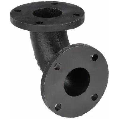 ANVIL Metal Pipe Elbow: 2 in x 2 in, Flange x Flange, Class 125, 175 psi @ 150° F - Low-Pressure Flanged Pipe Fittings