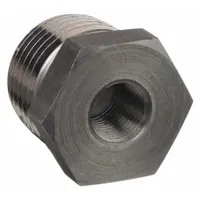 ANVIL Metal Pipe Straight: 1/2 in x 1/8 in, Male NPT Threaded x Female NPT Threaded, Steel, Straight (MPN 0318905569)
