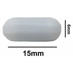 This octagonal stir bar is made from Alnico and measures 15 mm in overall length with a 6 mm diameter. Its octagon shape provides efficient mixing in laboratory beakers and flasks. The bar is autoclavable for use in sterile procedures.