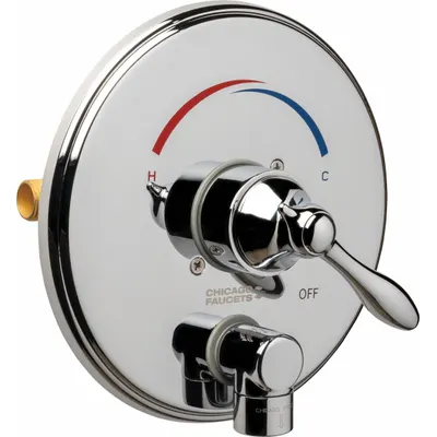 CHICAGO FAUCETS 1921-VOCCP Shower Valve Trim - Handle, Trim & Valve Kits for Bathtubs & Showers