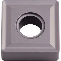 Square indexable turning insert with PVD carbide grade PR1125. Designed for general-purpose turning, facing, and profiling operations on steel, stainless steel, and cast iron in medium-duty metal removal applications.