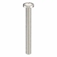 Machine Screw: #10-32 Thread Size, 1 3/4 in Lg, 316, Stainless Steel, Plain, Pan, Phillips, 25 PK (MPN ZSCRW-393)