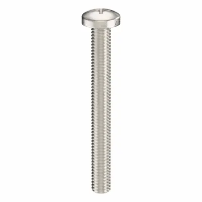 USA INDUSTRIALS Machine Screw: #10-32 Thread Size, 1 3/4 in Lg, 316, Stainless Steel, Plain - Pan Head Machine Screws