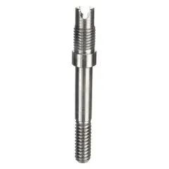 Steel threaded mandrel for pneumatic tools, designed to install rivet nuts with coarse threads. Used in metal fabrication, automotive assembly, and industrial maintenance for setting threaded inserts in thin materials.