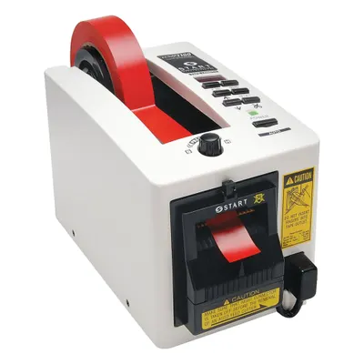 START INTERNATIONAL Electronic Tape Dispensing Machine: White, For 178 mm Tape Outside Dia - Double-Sided Tape Dispensers