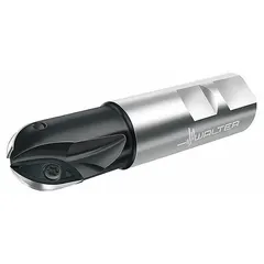 This indexable profiling end mill is designed for precision contouring and profiling in metalworking. It is suitable for machining steel, stainless steel, and cast iron, commonly used in die and mold making as well as general engineering applications.