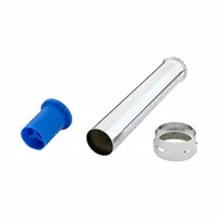 ZURN Vacuum Breaker Outlet Tube: Toilets, Brass/Rubber, Chrome Nut/Duckbill/Vacuum Breaker Tube (MPN P6000-A-AA-CP)