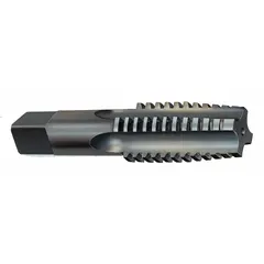 This Acme tap is used to cut internal Acme threads in metal components for applications such as lead screws, jacks, and machine tools. It features a 2G tolerance class, plug chamfer, 4 flutes, and is made of high-speed steel. Suitable for through-hole threading in ferrous materials.