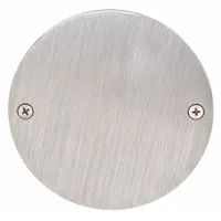 JAY R. SMITH MFG. CO Cover: 3 7/8 in Overall Dia, 1/8 in Overall Ht, Stainless Steel, Nickel Bronze (MPN A05NBC/S)
