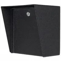 PEDESTAL PRO Outdoor Housing: 8 in Overall Ht, Black, Cover Housing, 6 in x 8 in, Black (MPN MC-CS-08-E)