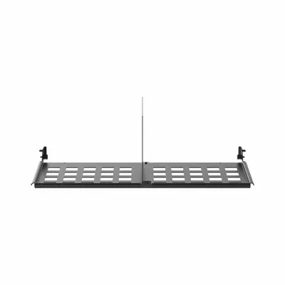 PANDUIT Trunk Slack Plate: Full-Wd, 4 RU, 8 7/8 in Dp, Black Steel, 5 13/16 in Ht - Fiber Enclosure Slack Plates