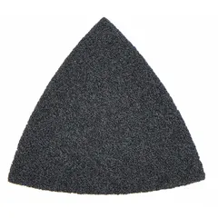 This 50-pack sanding sheet set features 60-grit aluminum oxide abrasive for aggressive material removal on wood, metal, and painted surfaces. Each sheet is 80 mm wide and designed for use with oscillating tools. Suitable for surface preparation, paint removal, and finishing tasks.