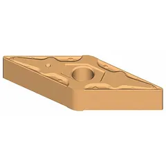 Diamond indexable turning insert with VNMG 432 UD21 geometry and ISO designation 160412. Used for precision turning operations on hard or abrasive materials in CNC lathes, providing fine surface finish and long tool life.