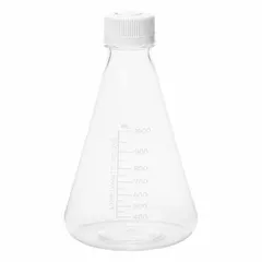 PETG Erlenmeyer Flask, 1,000 mL, Sterile, Autoclavable