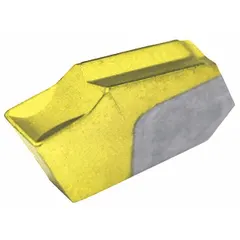The DORIAN SGTN6DC656 is a carbide insert for parting-off and grooving operations on lathes and turning centers. It is used to cut precise grooves or separate finished parts from bar stock in metalworking applications.