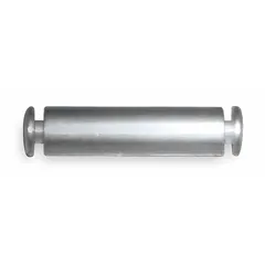 Steel pivot pin for Bradley foot levers and push buttons on wash fountains. Enables smooth actuation of foot-operated mechanisms in commercial restroom fixtures.