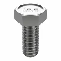 Hex Head Cap Screw: Stainless Steel, A2, NL-19, 3/8"-16, Coarse, 3/4 in lg, Globally Sourced, 50 PK (MPN FBHEXB381634P50)
