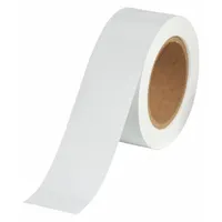 Banding Tape: White, 2 in Wd, 90 ft Roll Lg, Vinyl, 2 in Roll Wd, 1,080 in Lg (MPN 91431)