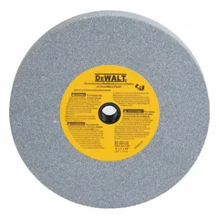 This 8-inch diameter wheel features an A60 grit aluminum oxide abrasive, suitable for grinding and cutting metal surfaces. It is intended for use with compatible angle grinders in metal fabrication, construction, and maintenance tasks.