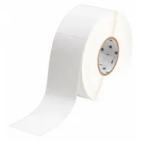 Pre-Cut Label Stock Roll: 3 11/32 in x 2 11/64 in, Acrylic, Permanent Adhesive, 340 Labels (MPN J50-260-2585)