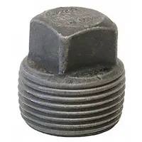 ANVIL Plug: Plug, 285 psi, 1/4 in, NPT Threaded, Steel, Globally Sourced (MPN 0361305600)