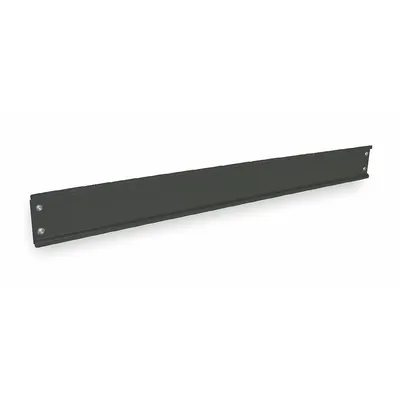 PRO-LINE Bin Rail: 5 in Overall Ht, 72 in Overall Wd, 1 1/2 in Overall Dp, Black - Louvered Panels & Bin Rails for Workbenches
