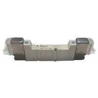 Solenoid Air Control Valve: SY3000 Series, Double Solenoid, Five-Way / Three-Position, 5 Ports (MPN SY3340-5LZ)