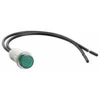 APPROVED VENDOR Raised Panel Light: Green, 12 mm Panel Mounting Hole Dia, Neon, Nylon, Lens Included (MPN 20C851)