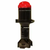 LED monitor light kit for electric heating cables on small-diameter pipes. Includes a 6 in (152 mm) pipe strap/adapter for secure attachment. Provides visual status indication for heat-tracing systems, enabling quick operation verification without direct contact