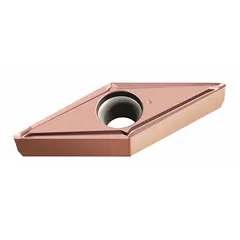 Diamond indexable turning insert with geometry PF2 and grade WSM20. Used for precision turning of non-ferrous materials, composites, and abrasive alloys. Suitable for finishing operations requiring high surface quality.