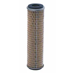 Pleated water filter cartridge with 0.5 micron polypropylene media. Rated for 21 gpm flow. Constructed with ETP steel and polypropylene. Suitable for fine filtration in industrial water systems, process water, cooling loops, and pre-treatment applications.