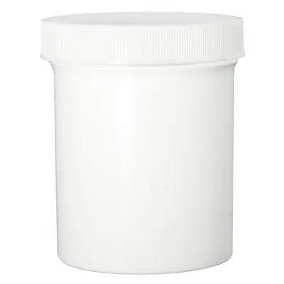 QORPAK Laboratory Jar: Polypropylene, Polypropylene, 16.2 fl oz, 88 mm Body Dia - Polypropylene Lab Jars