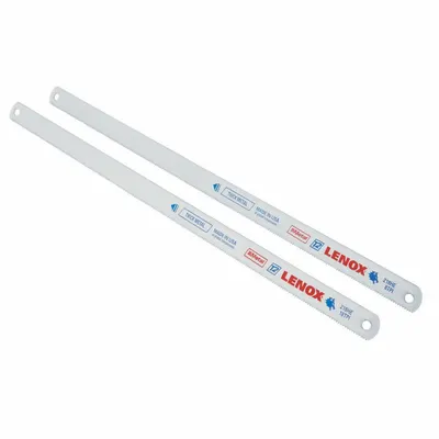 LENOX Hacksaw Blade: 12 in Blade Lg, Bi-Metal, 18, 1/2 in Blade Wd, 0.03125 in Blade Thick - General Purpose Hacksaw Blades