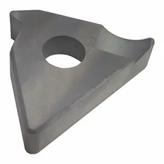 This shim seat is designed for use with laydown threading boring bars in internal threading operations. It provides a stable mounting surface for indexable threading inserts, ensuring correct positioning and alignment for consistent thread profiles. Fits Ultra-Dex brand tooling.