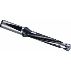 Modular drill bit designed for general drilling applications in metalworking and industrial machining. The replaceable tip design reduces tool change downtime and extends tool life, suitable for production environments requiring consistent hole quality.