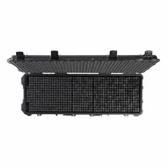 Resettable foam insert measuring 17 3/4 in x 14 1/8 in, designed for use with the PELICAN 1720 case. The foam can be customised to hold tools, instruments, or electronics, then reset for reuse. Suitable for protecting sensitive equipment in industrial, field-service, and military applications.