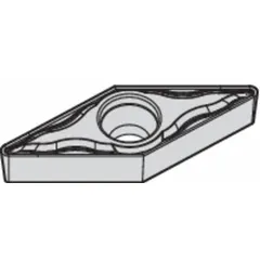 Diamond indexable turning insert for precision machining of non-ferrous materials, composites, and plastics. Available in VBMT331FP and VBMT160404FP geometries, designed for fine finishing and light roughing in CNC lathes.