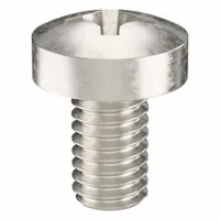 Machine Screw: M3.5x0.60 Thread Size, 6 mm Lg, 18-8, Stainless Steel, Plain, Pan, Phillips, 100 PK (MPN ZSCRW-248)