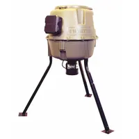 BIRD BARRIER Bird Control Feeder: 11 1/4 ft Ht, 18 in Wd, 25 in Dp, Battery/Solar Panel (MPN OV-PG12)