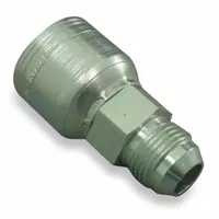 AEROQUIP Hydraulic Crimp Fitting: Steel x Steel, Straight, -8 For Hose Dash Size, Male x Genderless (MPN 1AA12MJ8)