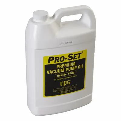 PRO-SET Vacuum Pump Oil: 1 gal, 216°C Flash Point (MPN VPOG) - Air Compressor Oils