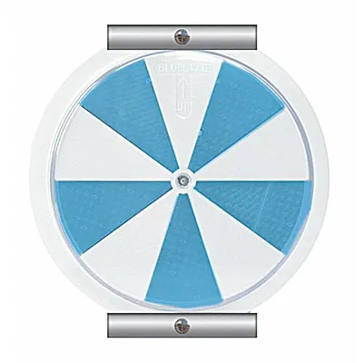 ACCUFORM Ice Alert Indicator Sign: Aluminum/Plastic, With Mounting Holes Sign Mounting - Ice Alert Indicator Freezing Temperature When Blue Signs