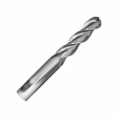Carbide ball end mill designed for aluminum and non-ferrous materials. Features a 3/8" mill diameter, 1" length of cut, 2-1/2" overall length, and 3 flutes. Suitable for 3D contouring, slotting, and profiling to create smooth curved surfaces and fillets.