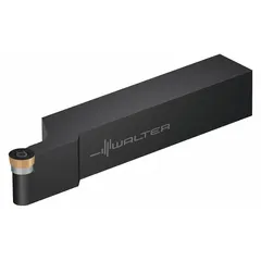 Indexable turning and profiling toolholder for external turning, facing, and profiling operations on CNC lathes and manual machines. Securely clamps standard indexable carbide inserts for efficient metal removal in general machining applications.