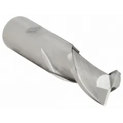 Cobalt square end mill with 5/8" diameter, 2 flutes, 1-5/16" length of cut, and 3-3/4" overall length. Designed for general-purpose milling of slots, profiles, and contours in ferrous and non-ferrous materials. The 2-flute geometry facilitates chip evacuation in industrial machining operations.