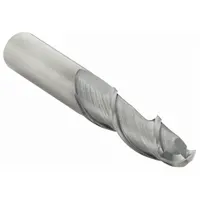 Carbide ball end mill with 2 flutes, 1/2" mill diameter, 2" length of cut, and 4" overall length. Designed for contouring, slotting, and profiling in aluminum and non-ferrous materials. Ball nose geometry enables smooth, rounded cuts and 3D shaping in mold, aerospace, and automotive machining