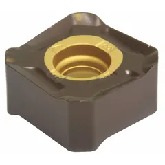 Square (S) indexable milling insert with 13 mm inscribed circle and 6 mm thickness. Features a chipbreaker design for general-purpose milling. Coated carbide grade ACP300 provides edge strength and wear resistance. Suitable for face and shoulder milling of steel and cast iron in roughing and semi-finishing operations.
