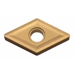 This diamond indexable turning insert is designed for precision machining of non-ferrous materials, composites, and abrasive alloys. It is suitable for turning, boring, and facing operations, offering high wear resistance and improved surface finish.